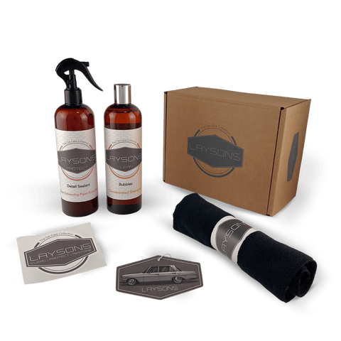 Clean and Shiny Car Wash Detailing kit in Gift Box